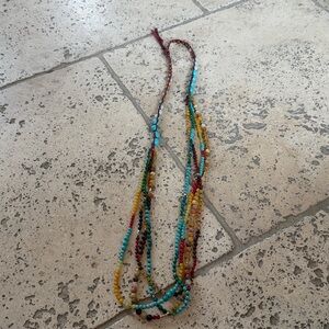 Nakamol beaded necklace multi colored beads pretty
